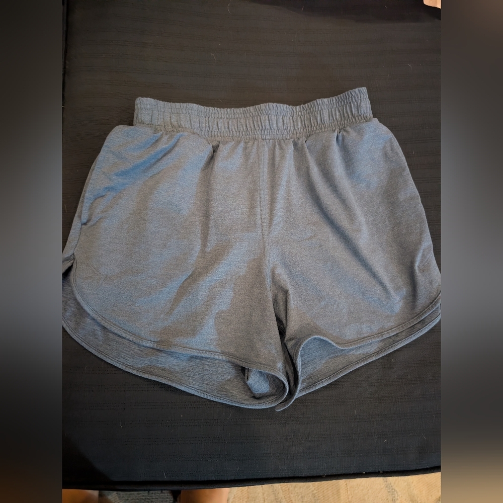 All in Motion Heather Blue Performance Shorts Size XS